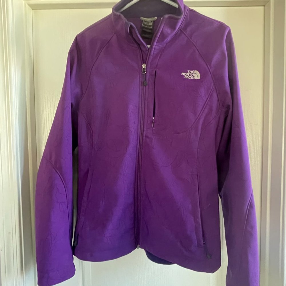 The North Face Women's Apex Softshell Purple Jacket XL